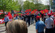 Warnstreik Freiburg Gewerbegebiet Haid 7.5.2013