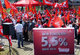 Warnstreik Freiburg Gewerbegebiet Haid 7.5.2013